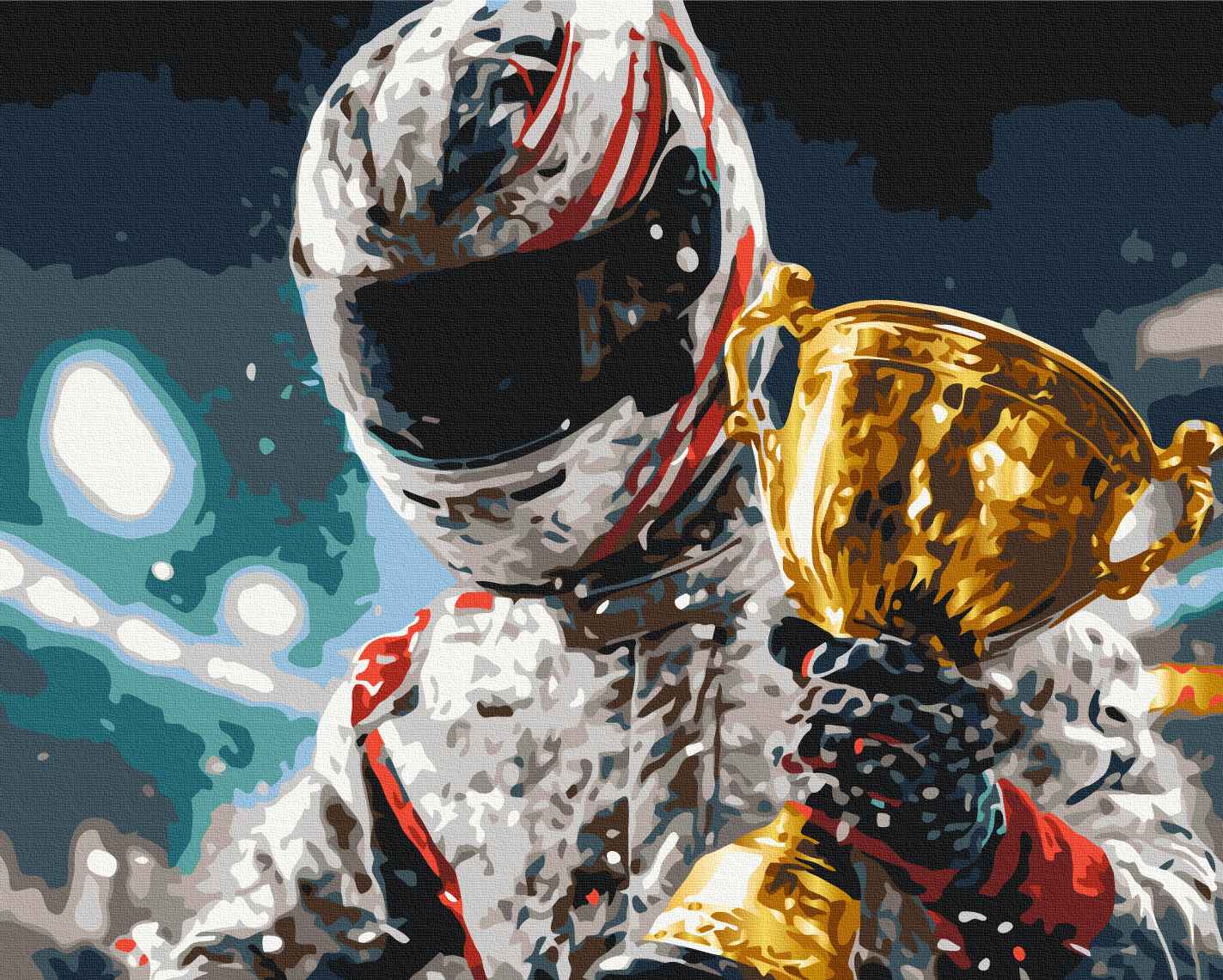 Painting by numbers The path of a champion (BS54519)