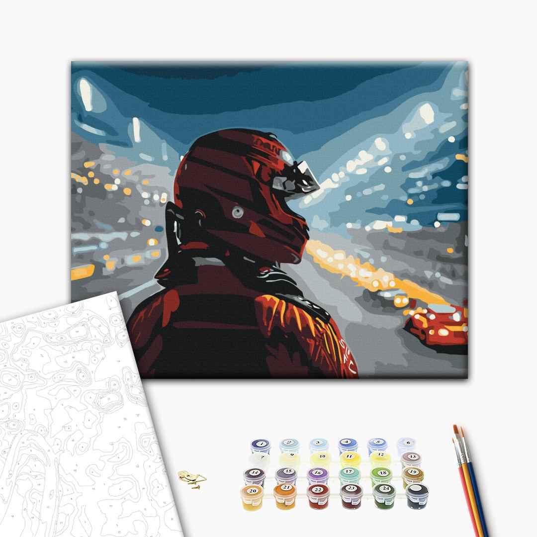 Painting by numbers The pulse of racing (BS54518)