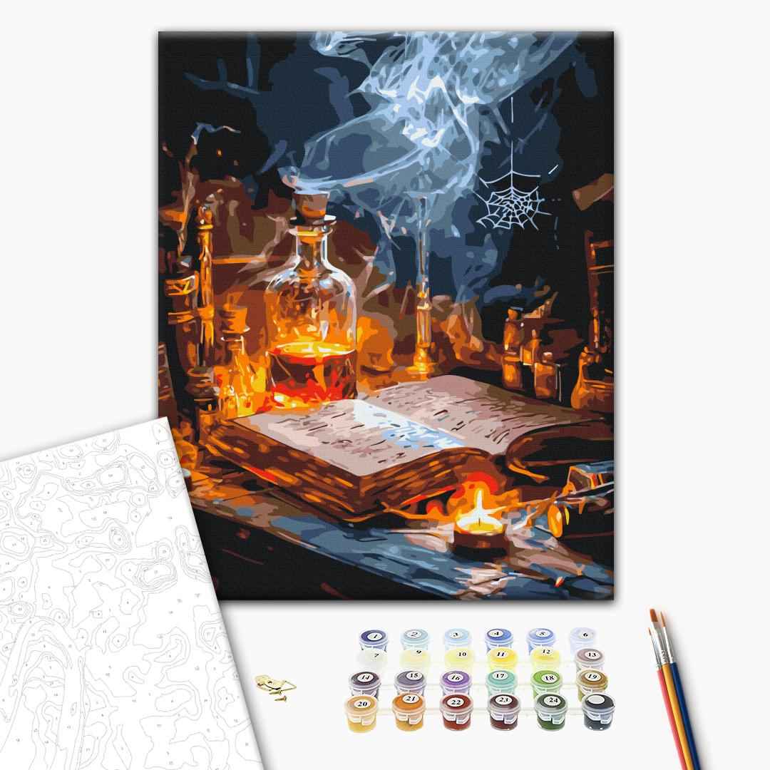 Painting by numbers Potions and spellbooks (BS54428)
