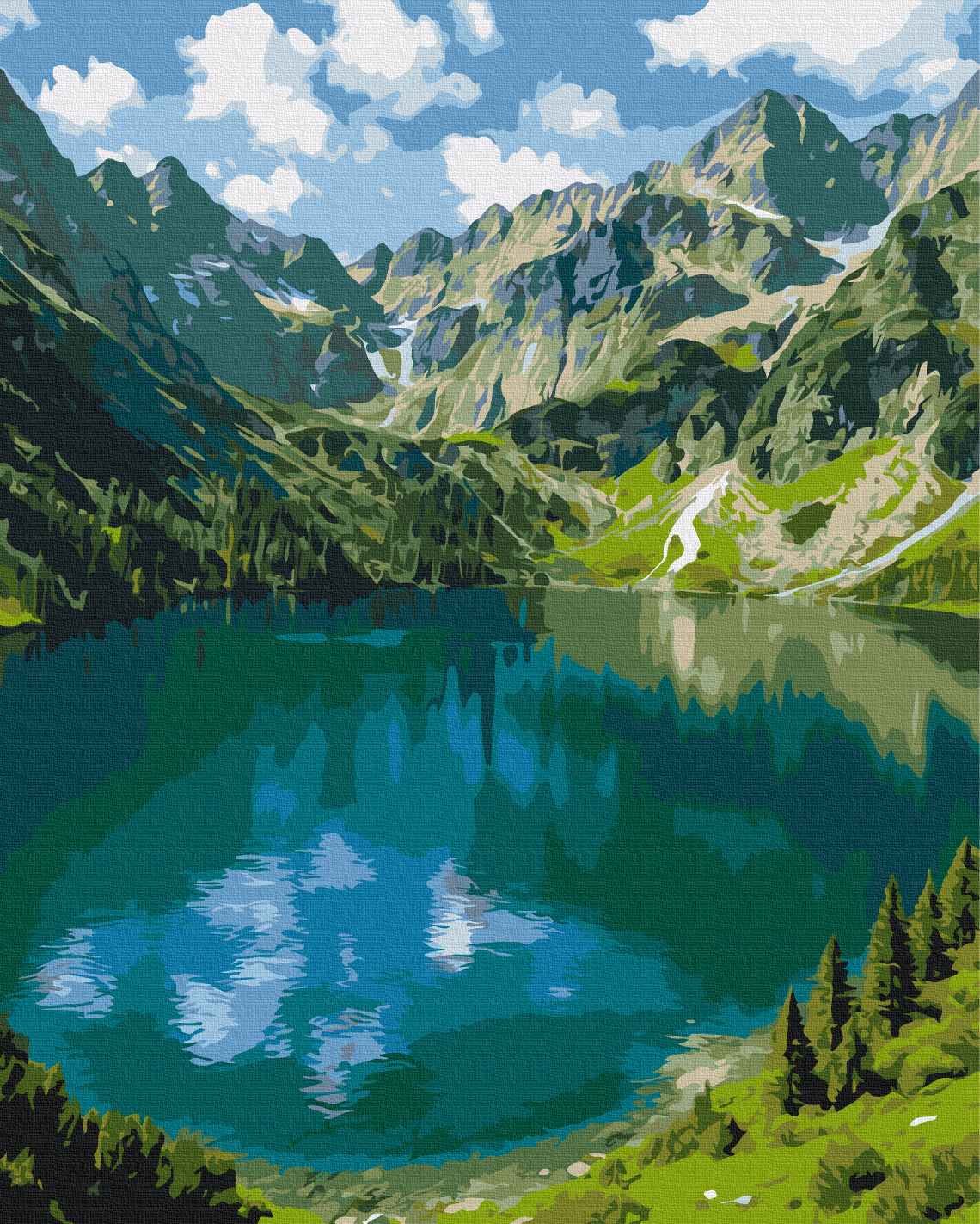 Painting by numbers Sea eye (BS54537)