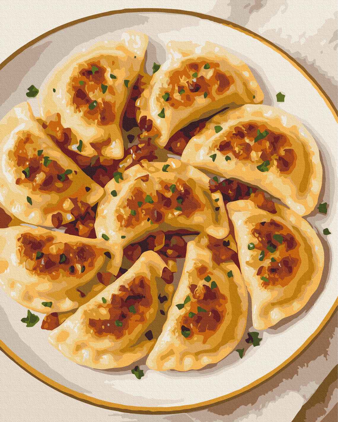 Painting by numbers Pies (BS54541)