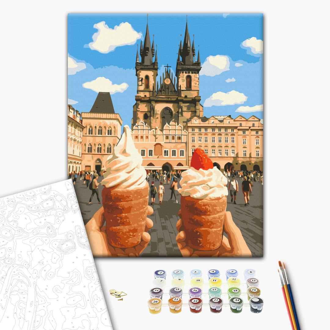 Painting by numbers Delicacies of the old town (BS54538)