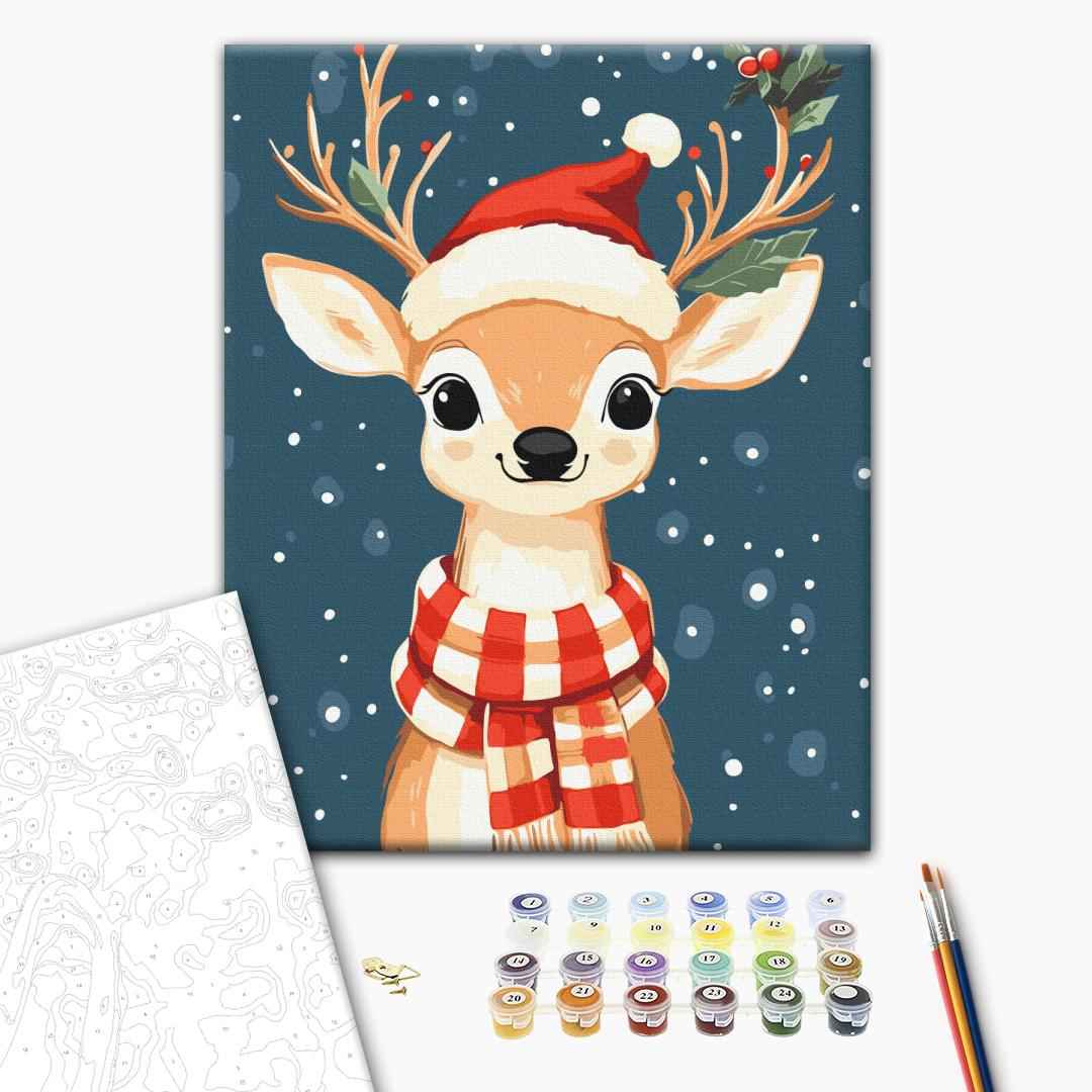 Painting by numbers Festive deer (KBS0199)