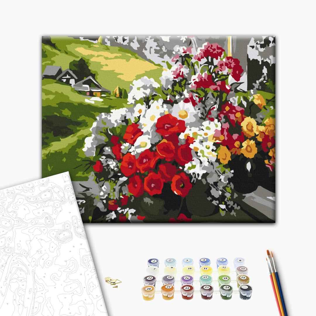 Painting by numbers Bouquets on the window (RBS9500)