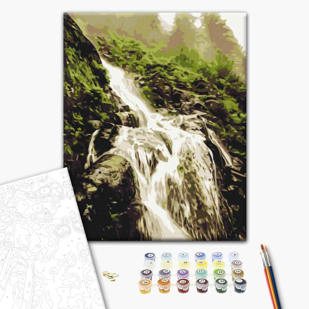 Painting by numbers The sound of a waterfall (RBS52579)