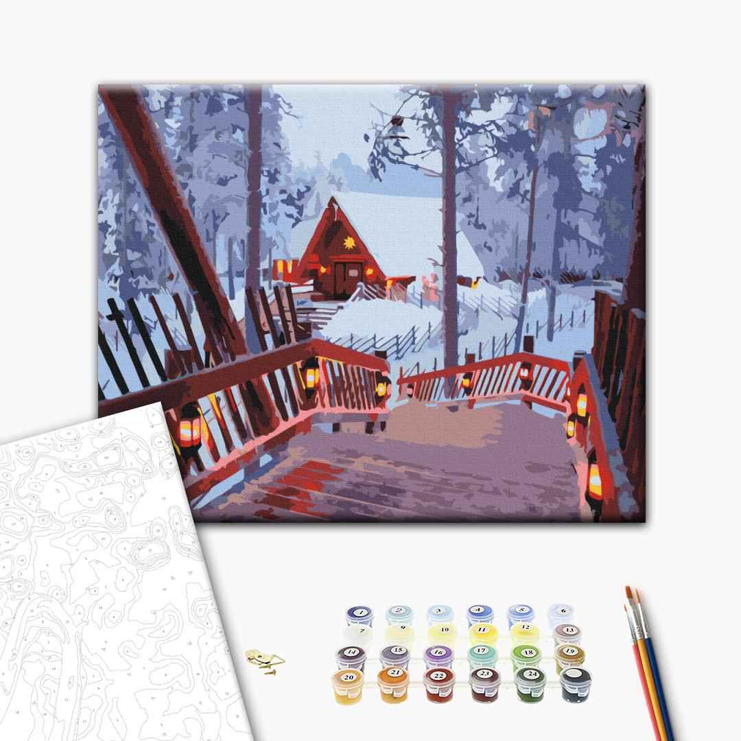 Painting by numbers Winter comfort (RBS52773)