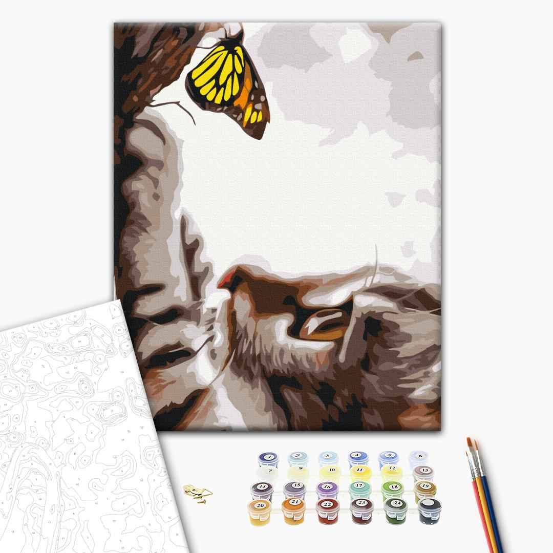 Painting by numbers In search of a friend (RBS52667)