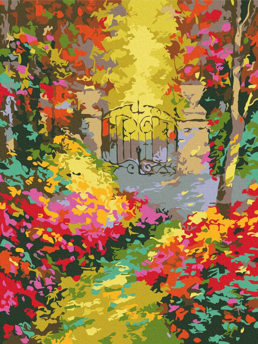 Painting by numbers Autumn garden (RBS9972)
