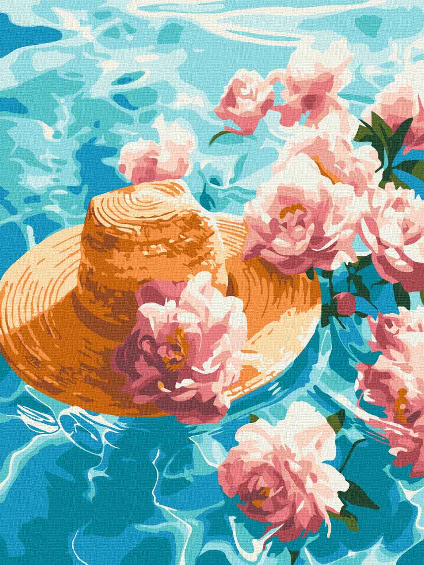 Painting by numbers Water peonies (RBS54087)