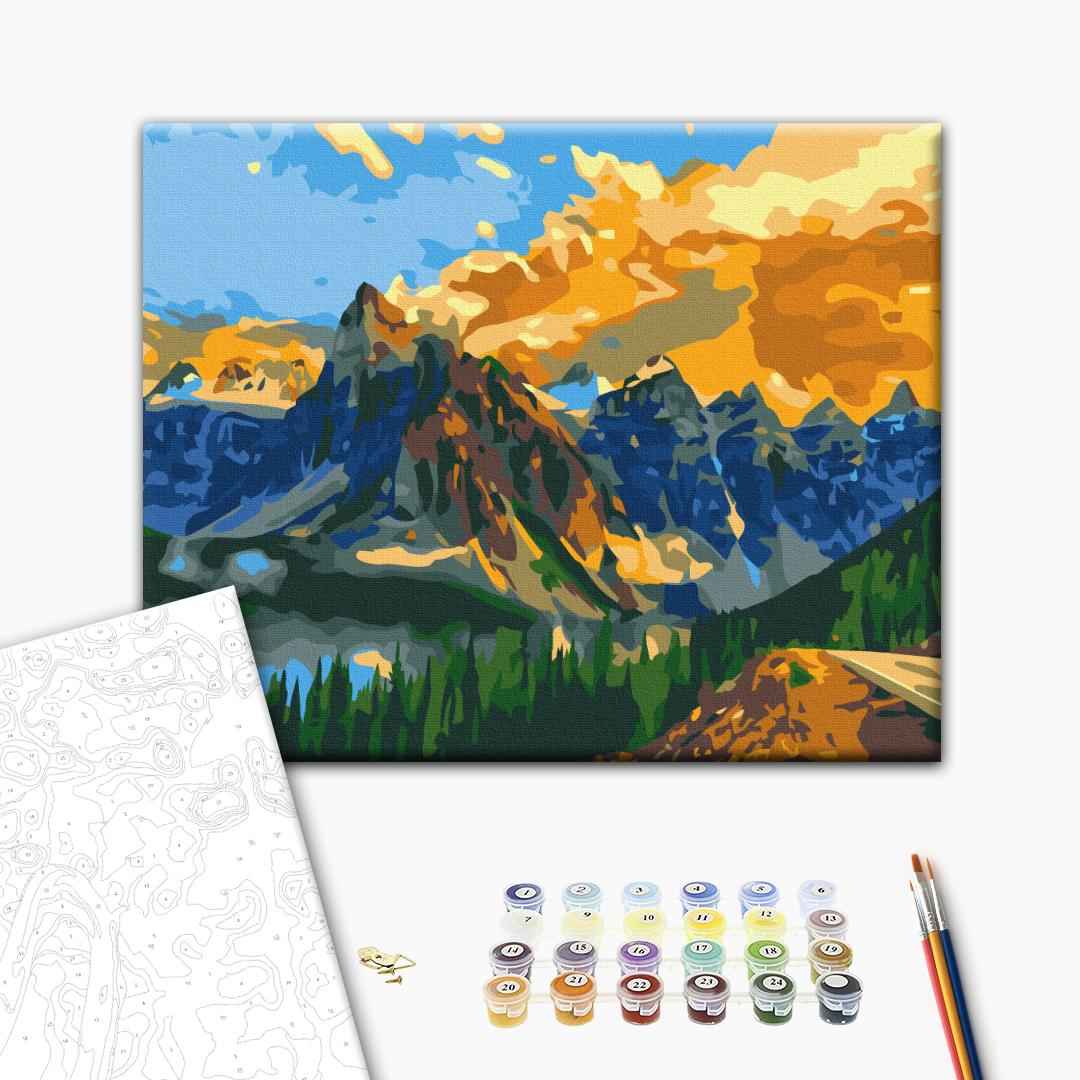 Painting by numbers Mountain landscape (RBS27152)