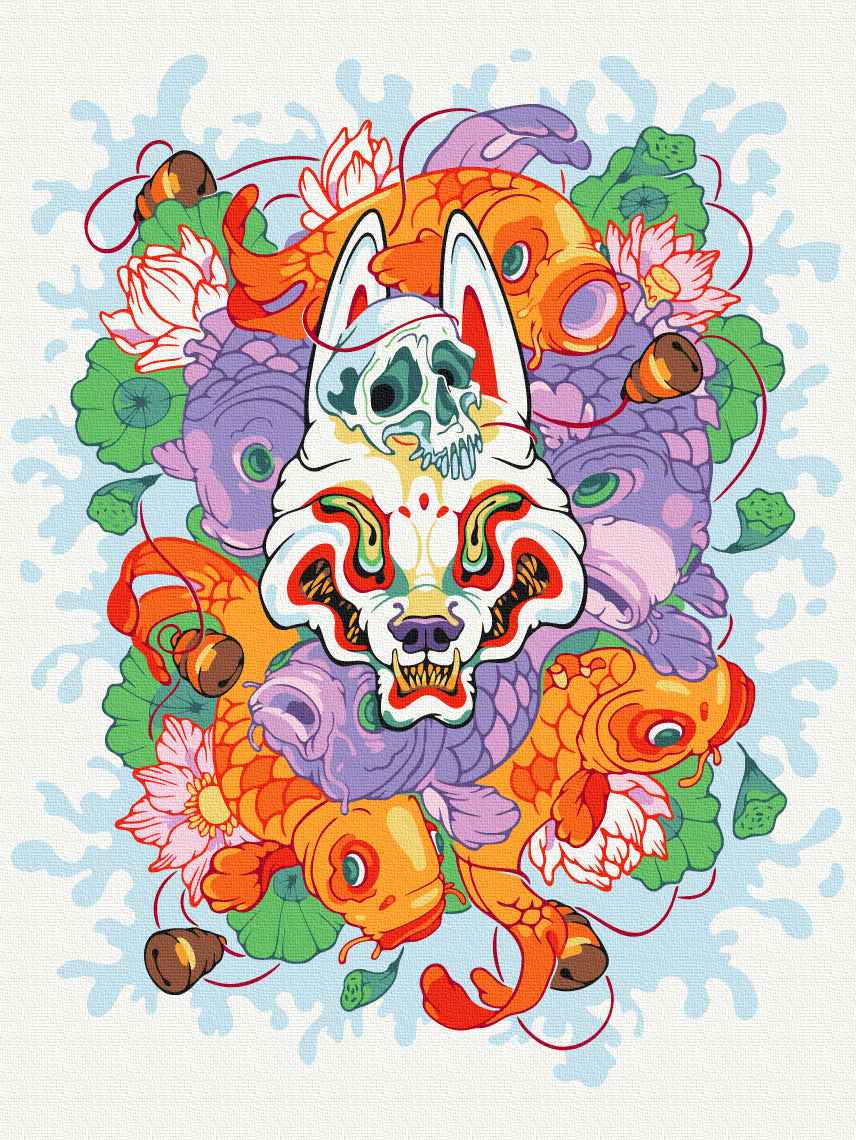 Painting by numbers Kitsune (RBS1036)