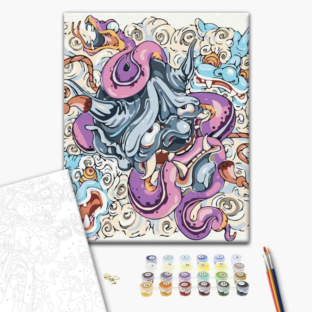 Painting by numbers Hannya (SQ30027)