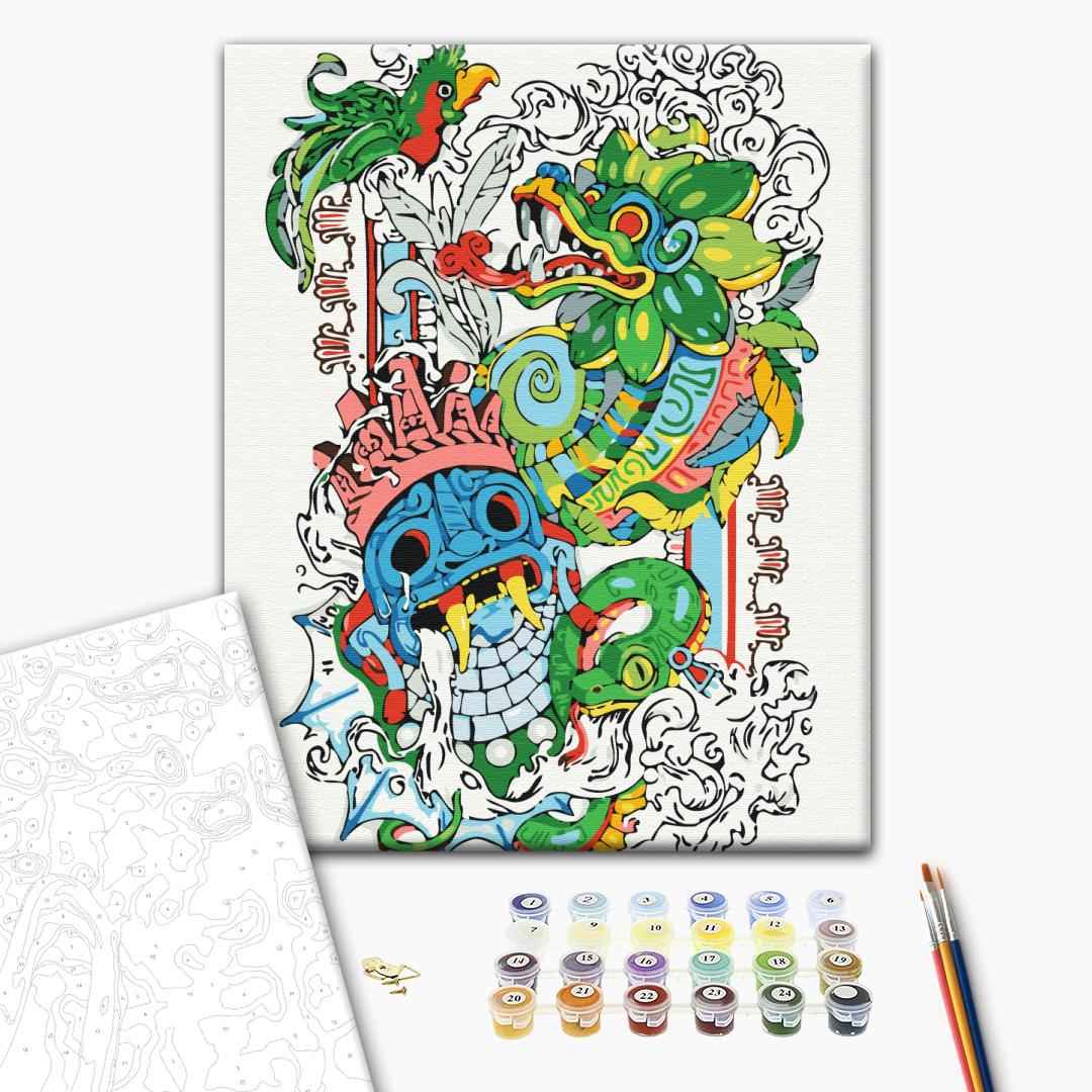 Painting by numbers Wonders of Ancient Mesoamerica (RBS1038)
