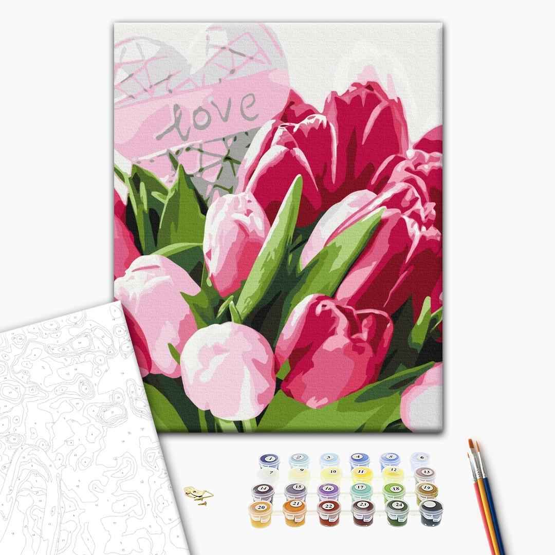 Painting by numbers Tulips with love (BS51324)
