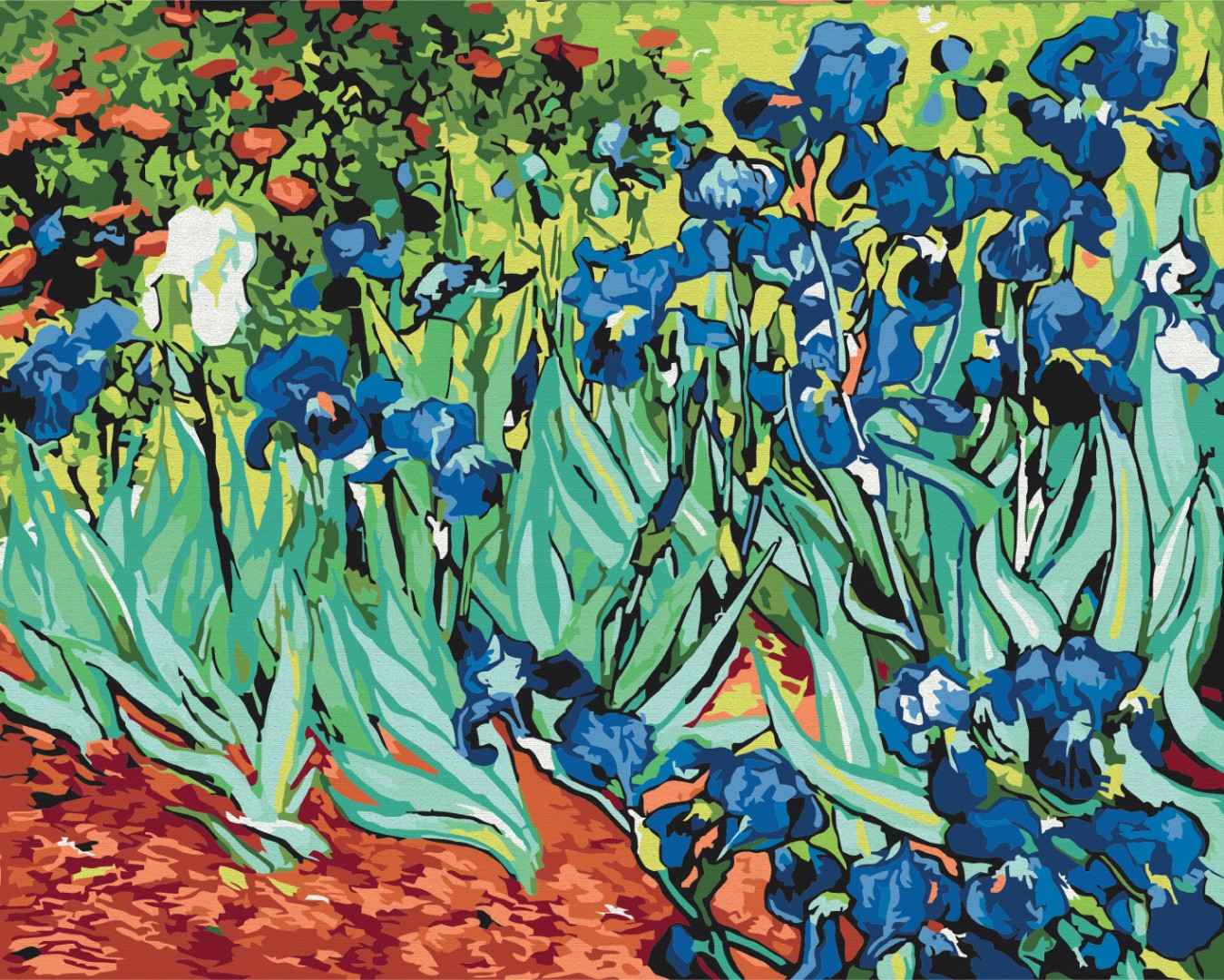 Painting by numbers Irises. Van Gogh (BS51339)