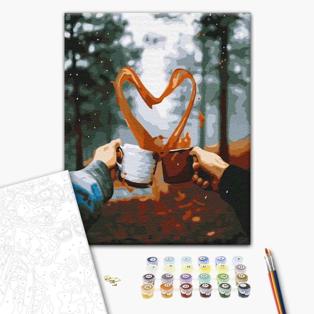 Painting by numbers Romantic morning in the woods (BS51340)