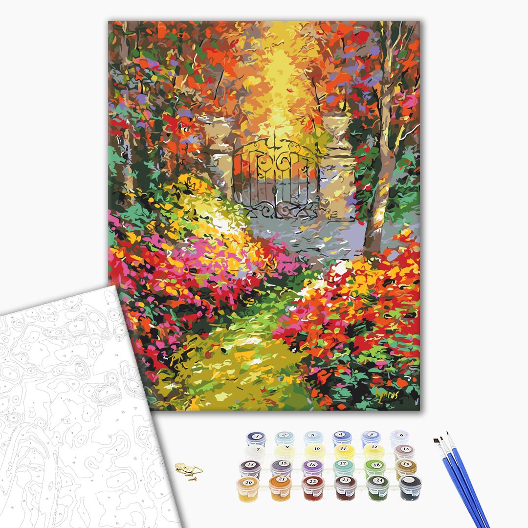 Painting by numbers Autumn garden (BS9972)