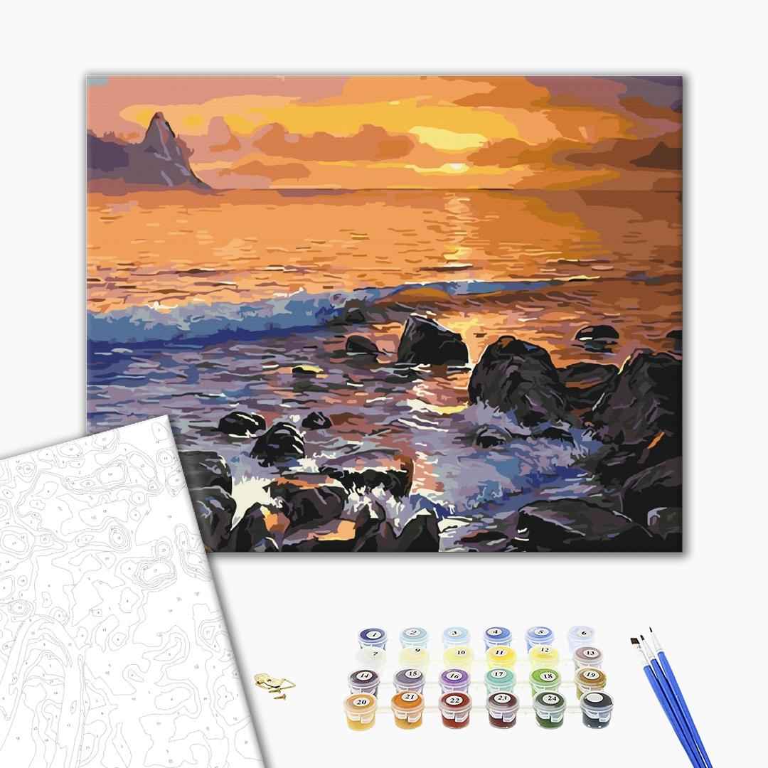 Painting by numbers Rocky coast (BS5749)