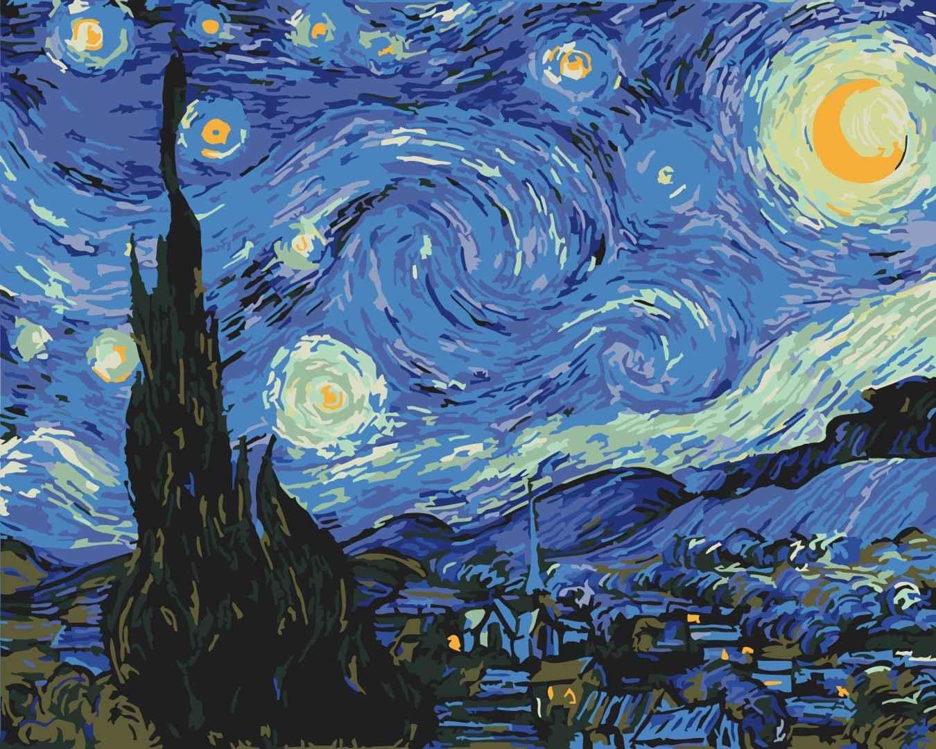 Painting by numbers The Starry Night (BS4756)