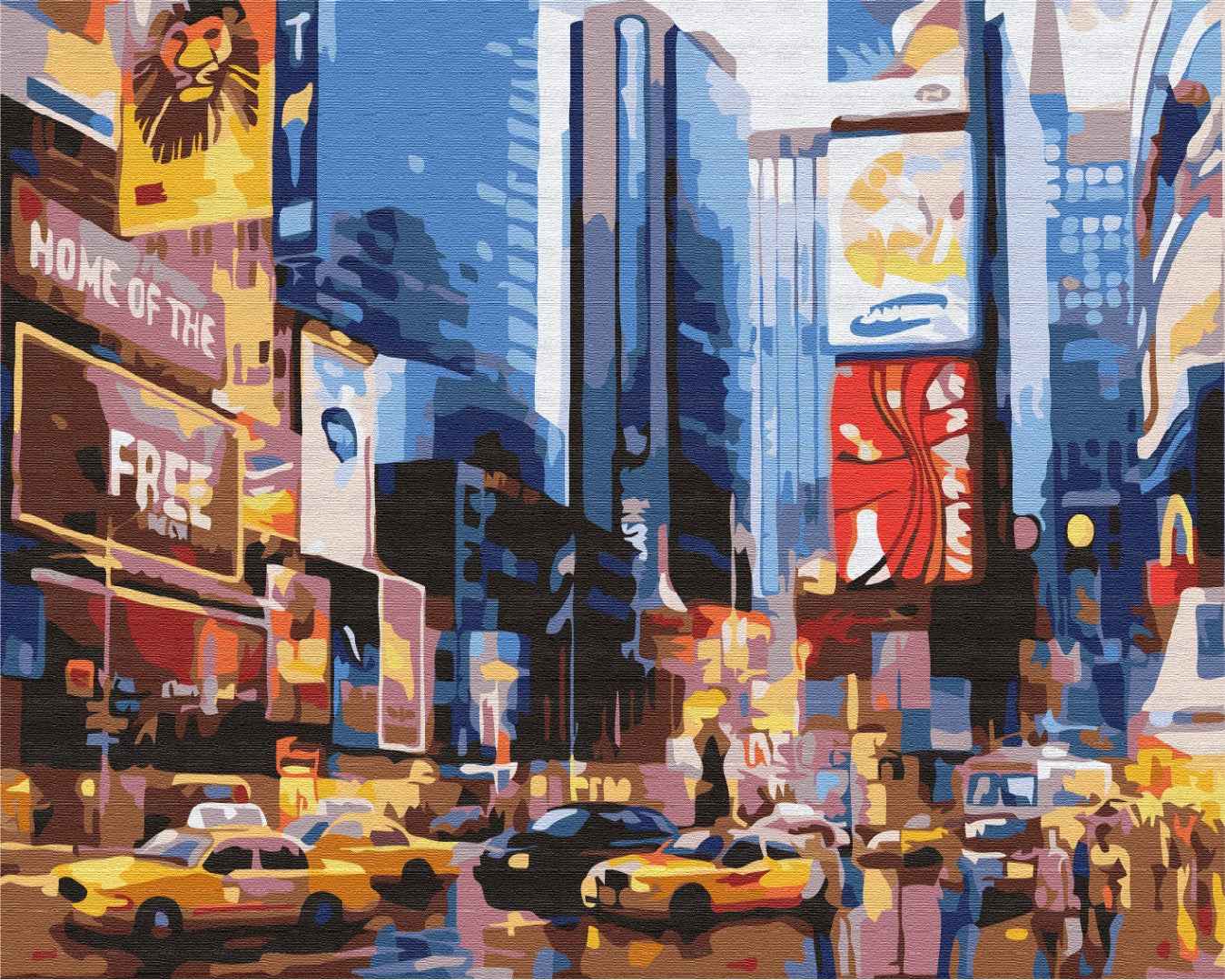 Painting by numbers Times Square (BS8136)