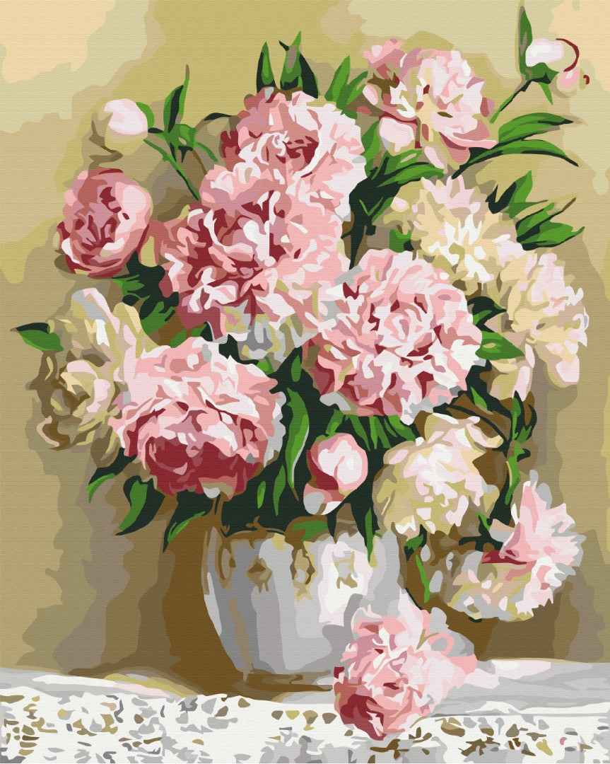 Painting by numbers Bouquet of peonies (BS8855)