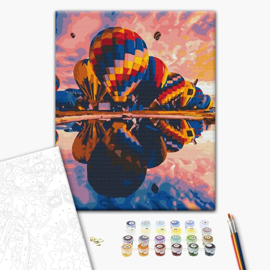 Painting by numbers Launching bullets (BS29713)