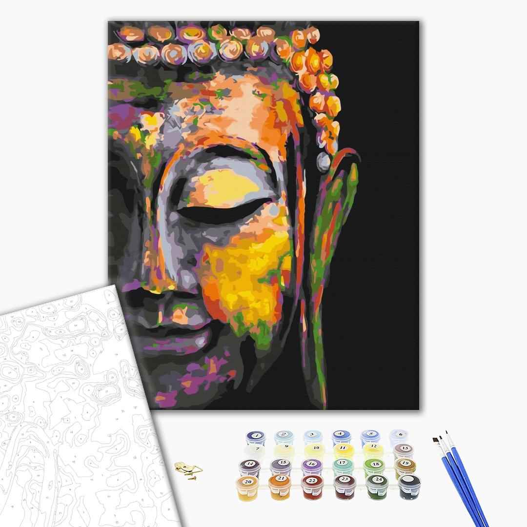 Painting by numbers Colorful buddha (BS30220)
