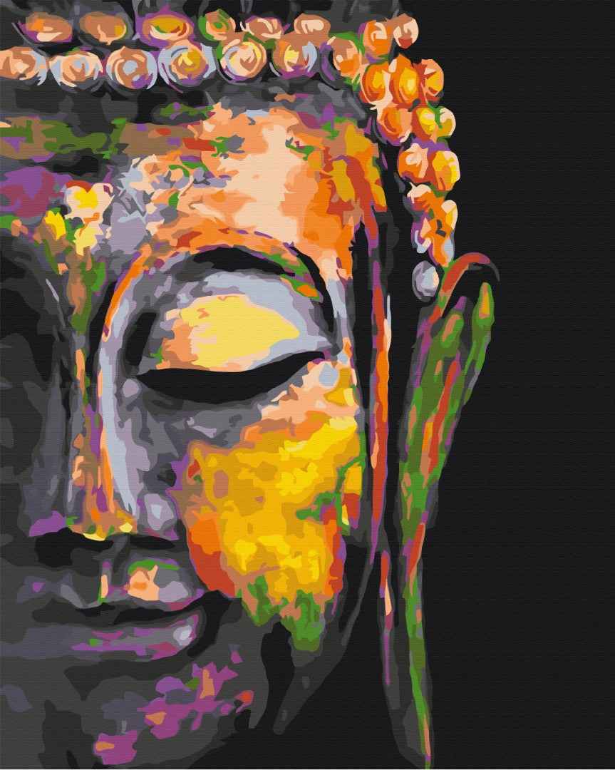 Painting by numbers Colorful buddha (BS30220)