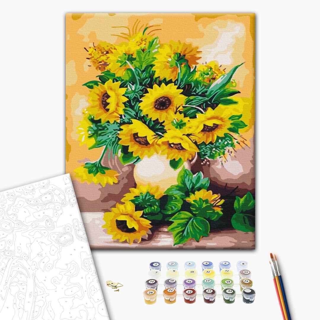 Painting by numbers A bouquet of sunflowers (BS66137)