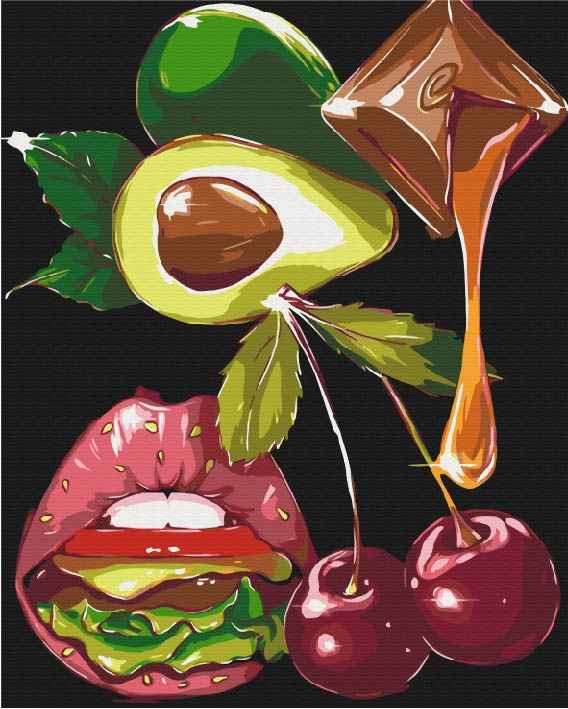 Painting by numbers Gastronomic pleasure (BS51366)