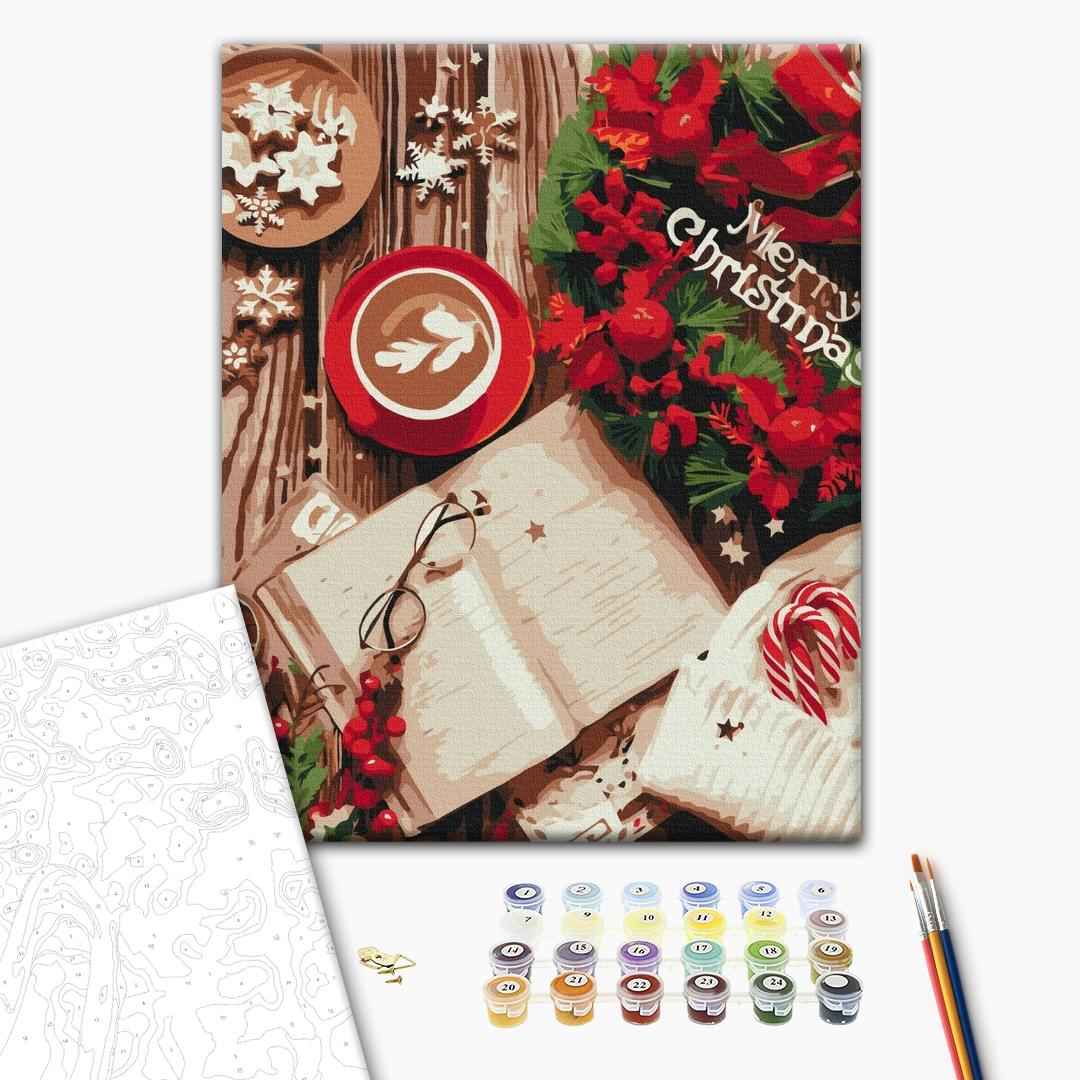Painting by numbers Merry Christmas (BS51367)