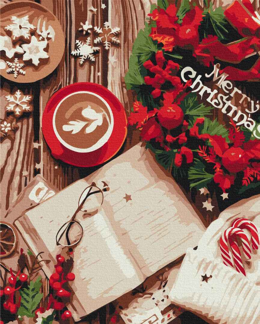 Painting by numbers Merry Christmas (BS51367)