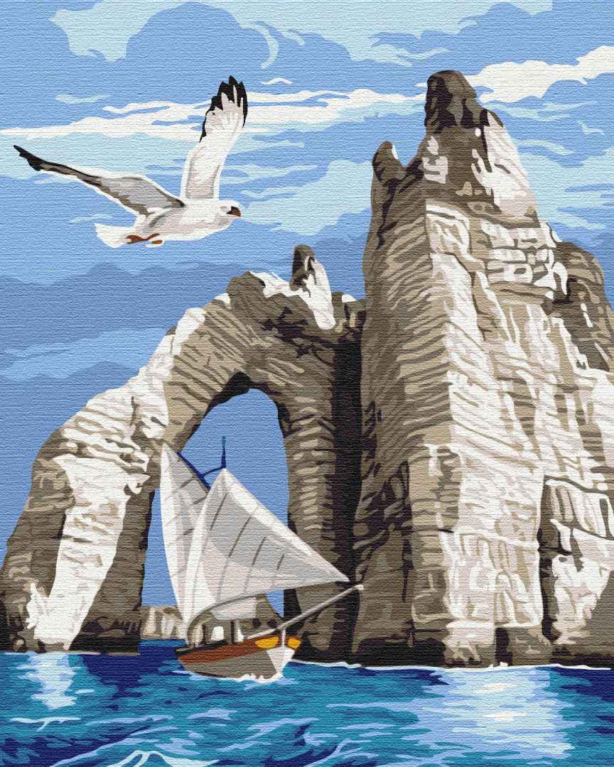 Painting by numbers Walk by the rocks (BS31197)