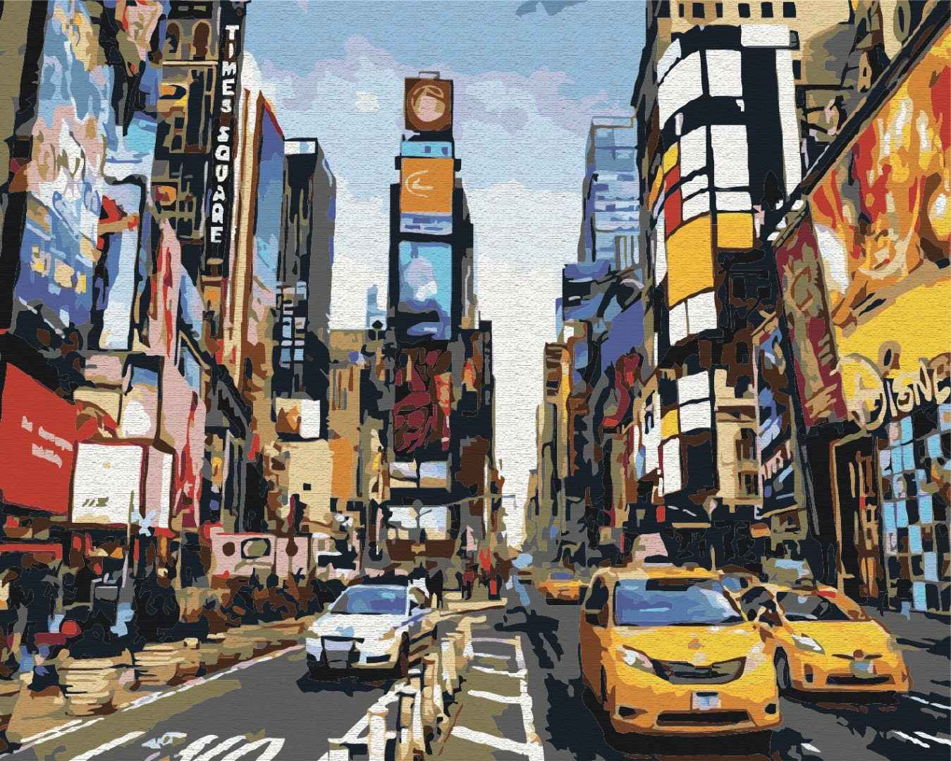 Painting by numbers Life Times Square (BS5377)