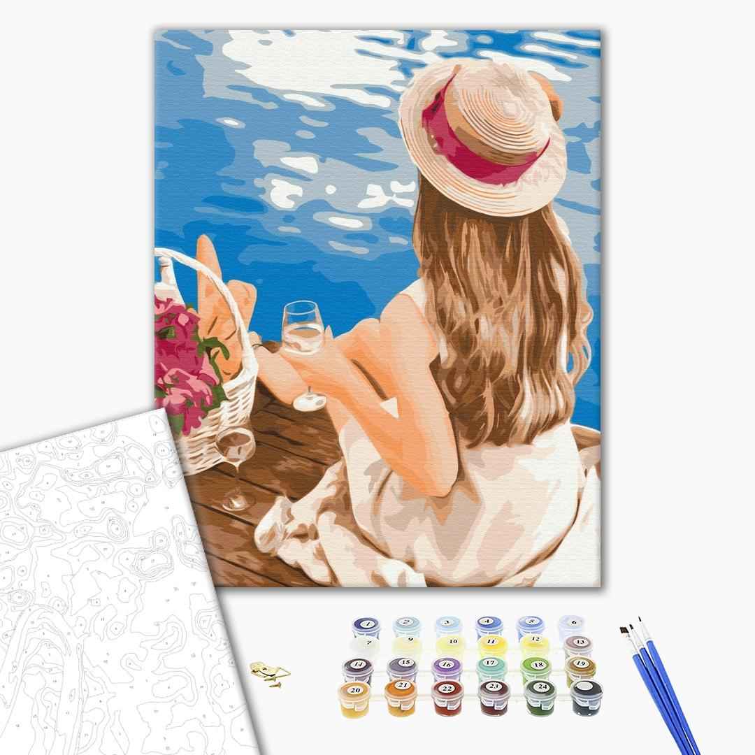 Painting by numbers Dreamer in a hat (BS51332)