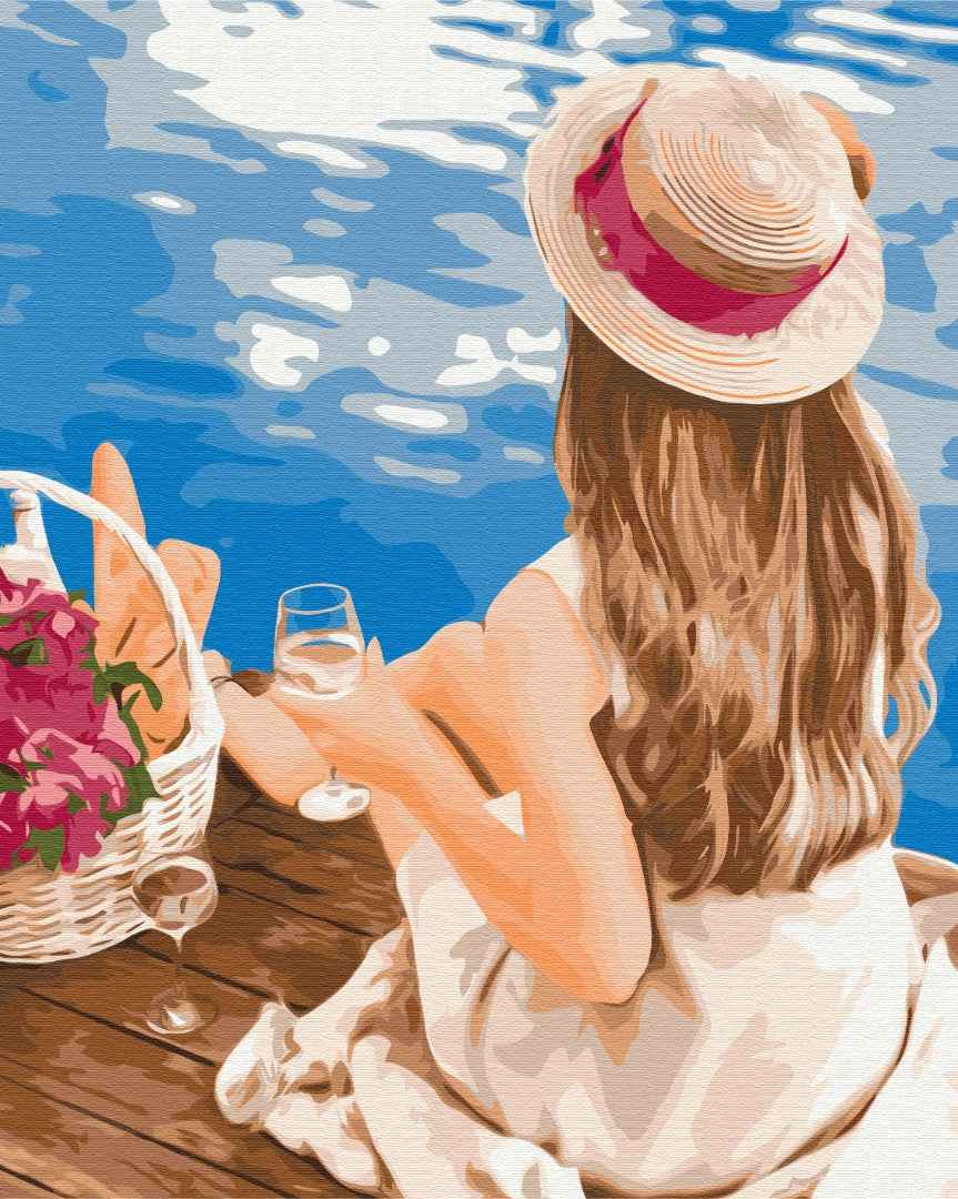 Painting by numbers Dreamer in a hat (BS51332)