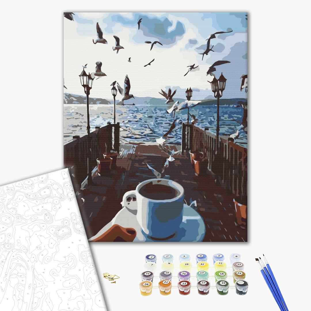 Painting by numbers Sea of coffee (BS51384)