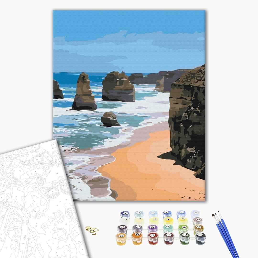 Painting by numbers Sea cliffs (BS51386)