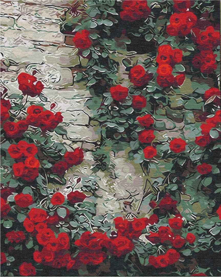 Painting by numbers Flowers at home (BS51406)