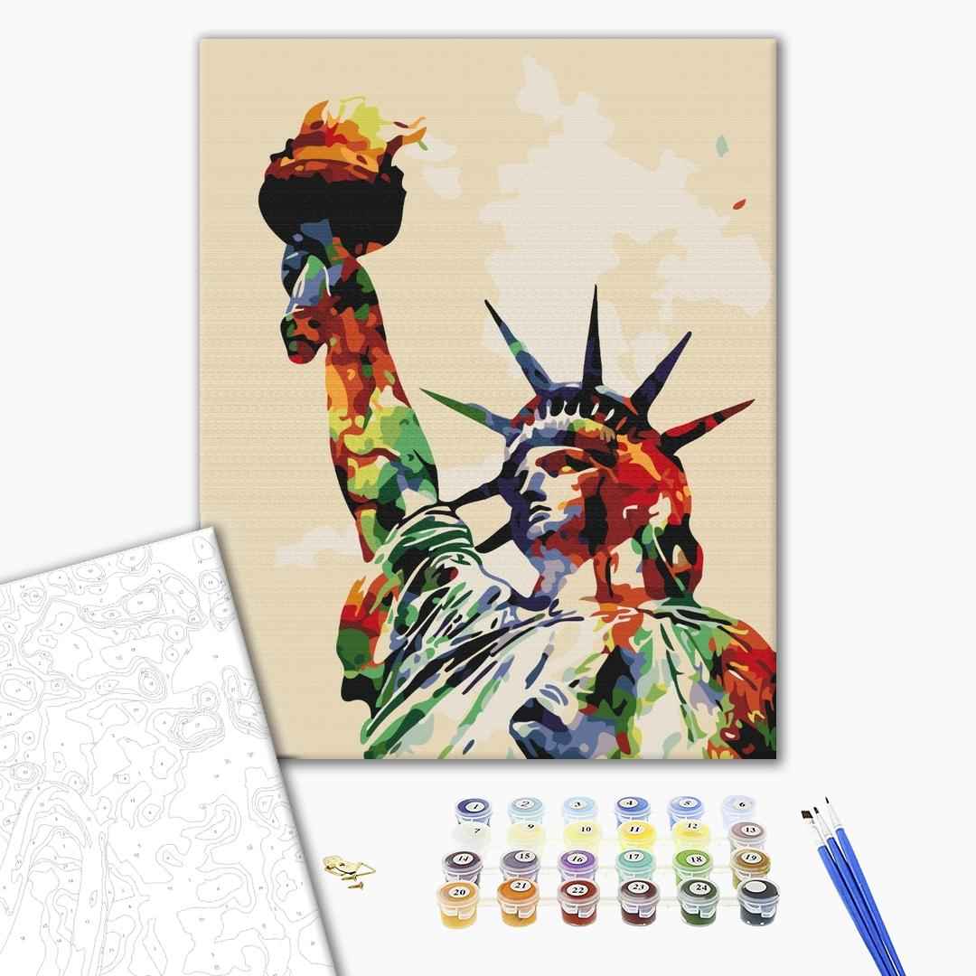 Painting by numbers Freedom paints (BS51411)