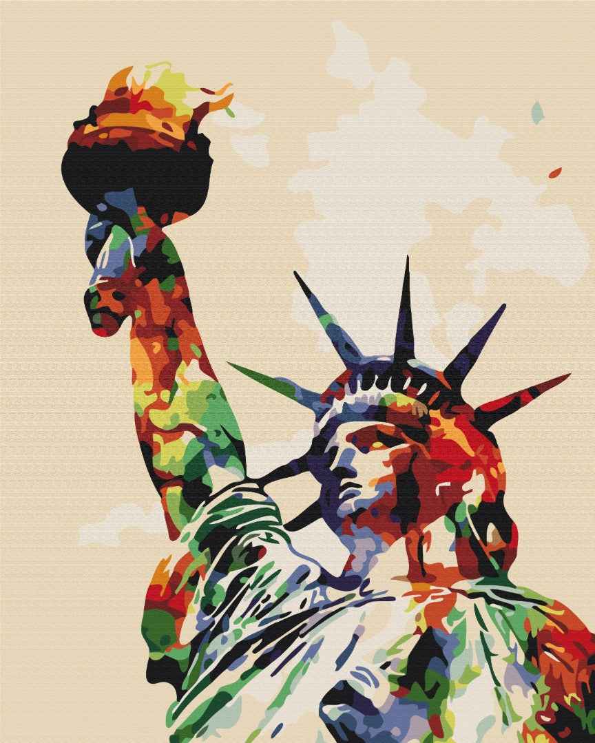 Painting by numbers Freedom paints (BS51411)