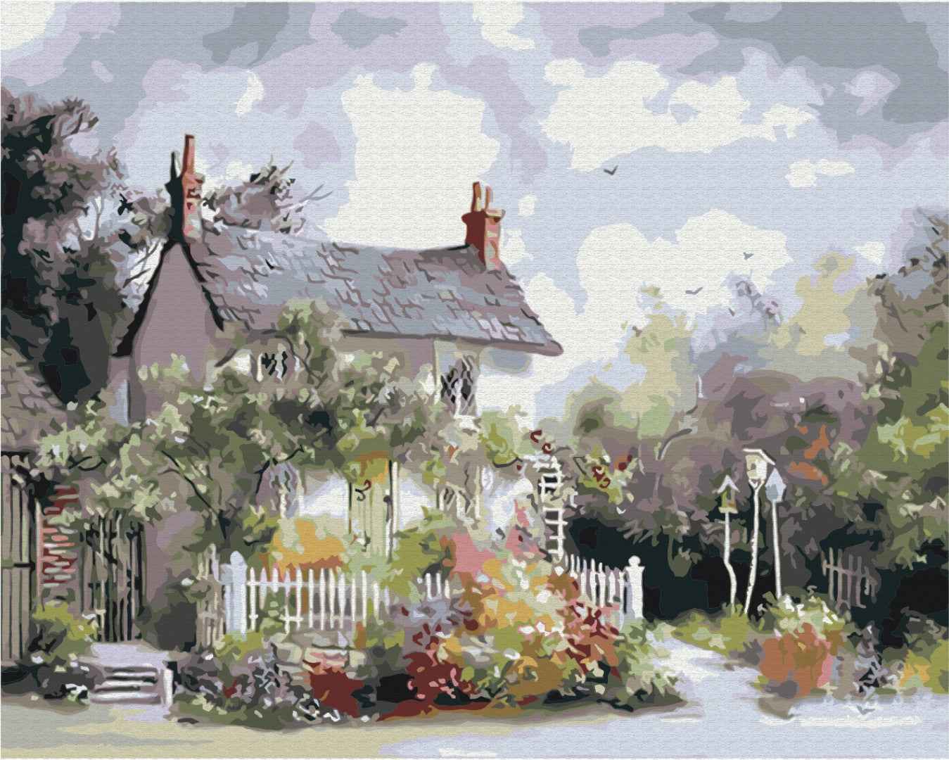 Painting by numbers Cozy suburb (BS52417)