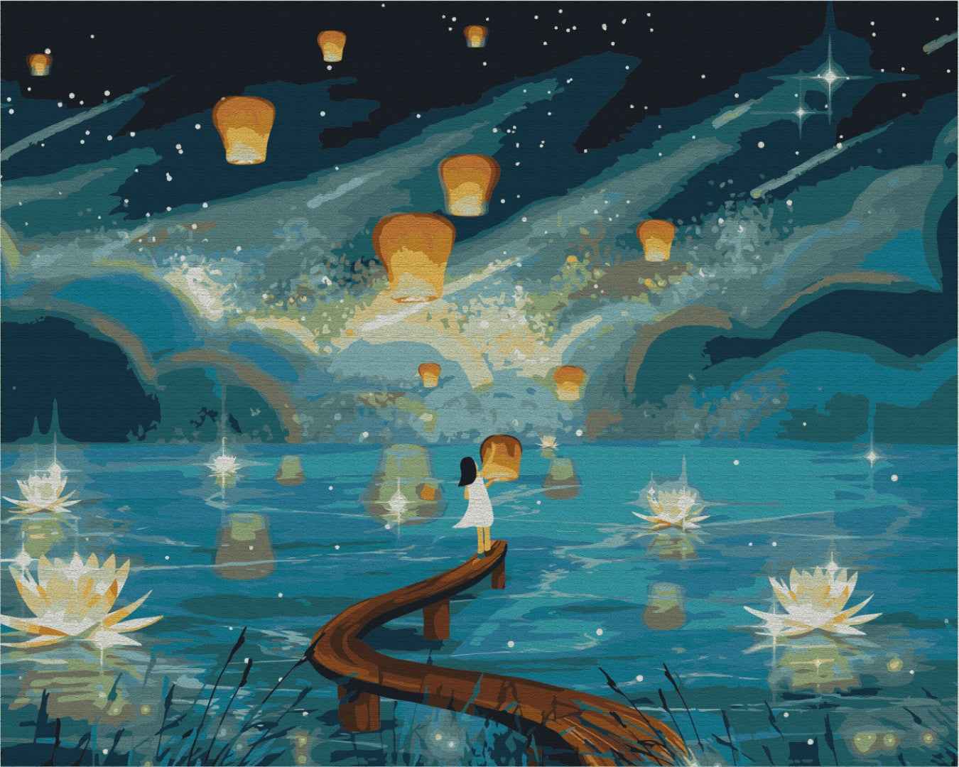 Painting by numbers Fires of desires (BS52418)