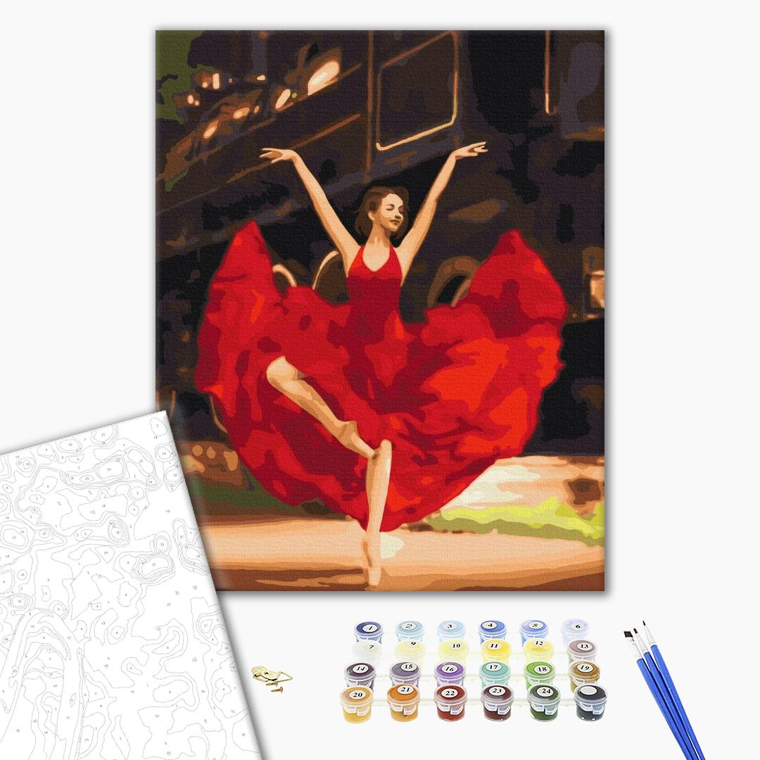 Картина по номерам Страстная балерина (BS33808)