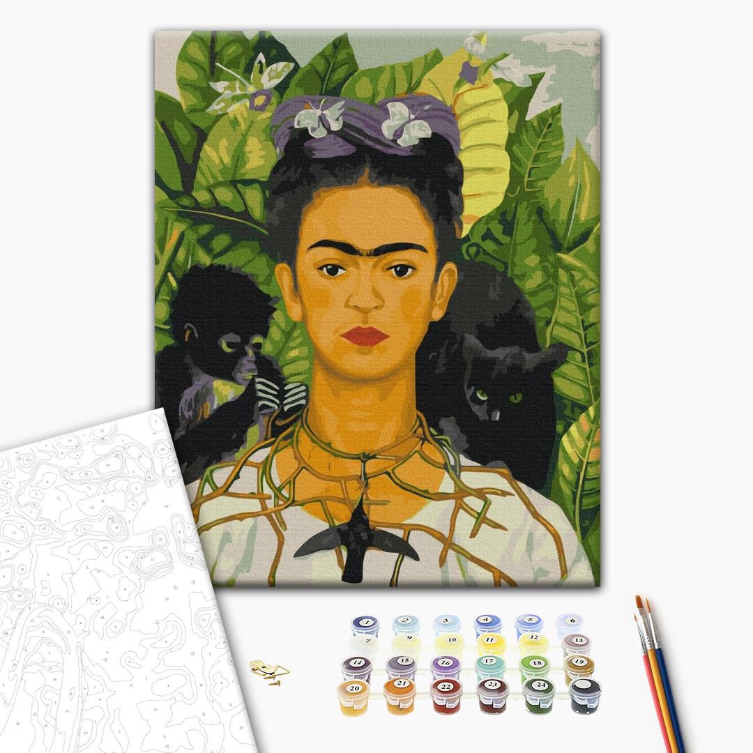 Painting by numbers Frieda Kahlo. Self-portrait (BS52014)
