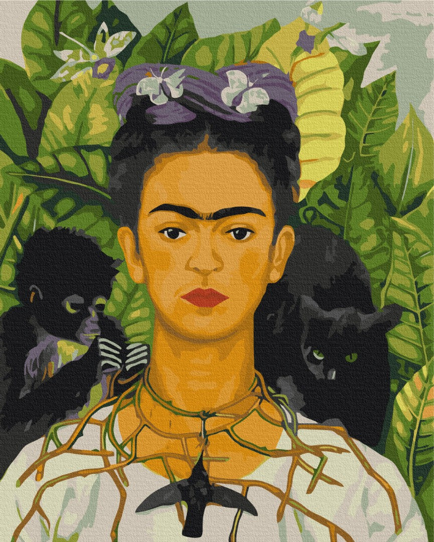Painting by numbers Frieda Kahlo. Self-portrait (BS52014)