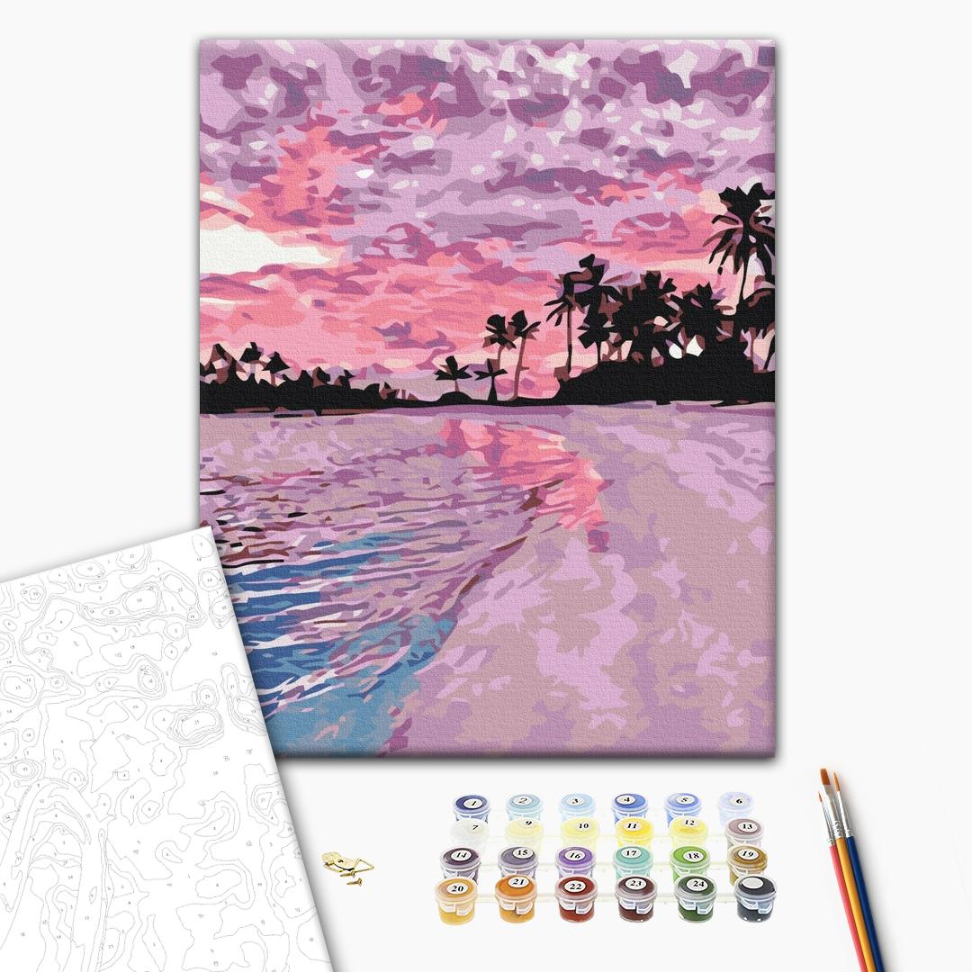 Painting by numbers Pink sunset (BS28241)