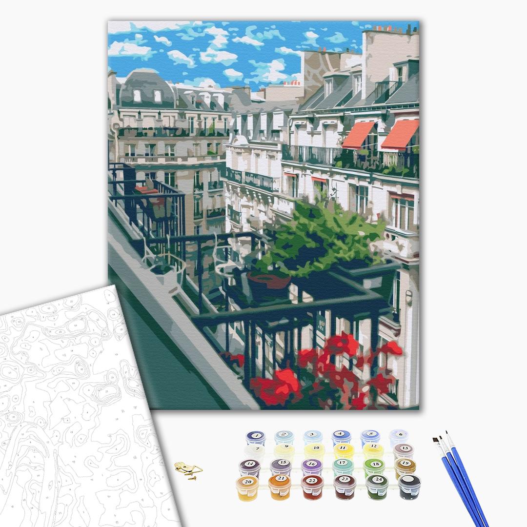 Painting by numbers French balcony (BS52333)