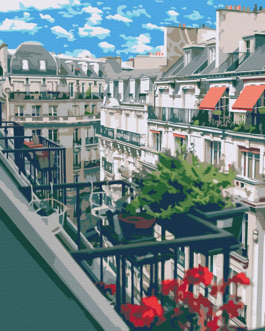 Painting by numbers French balcony (BS52333)