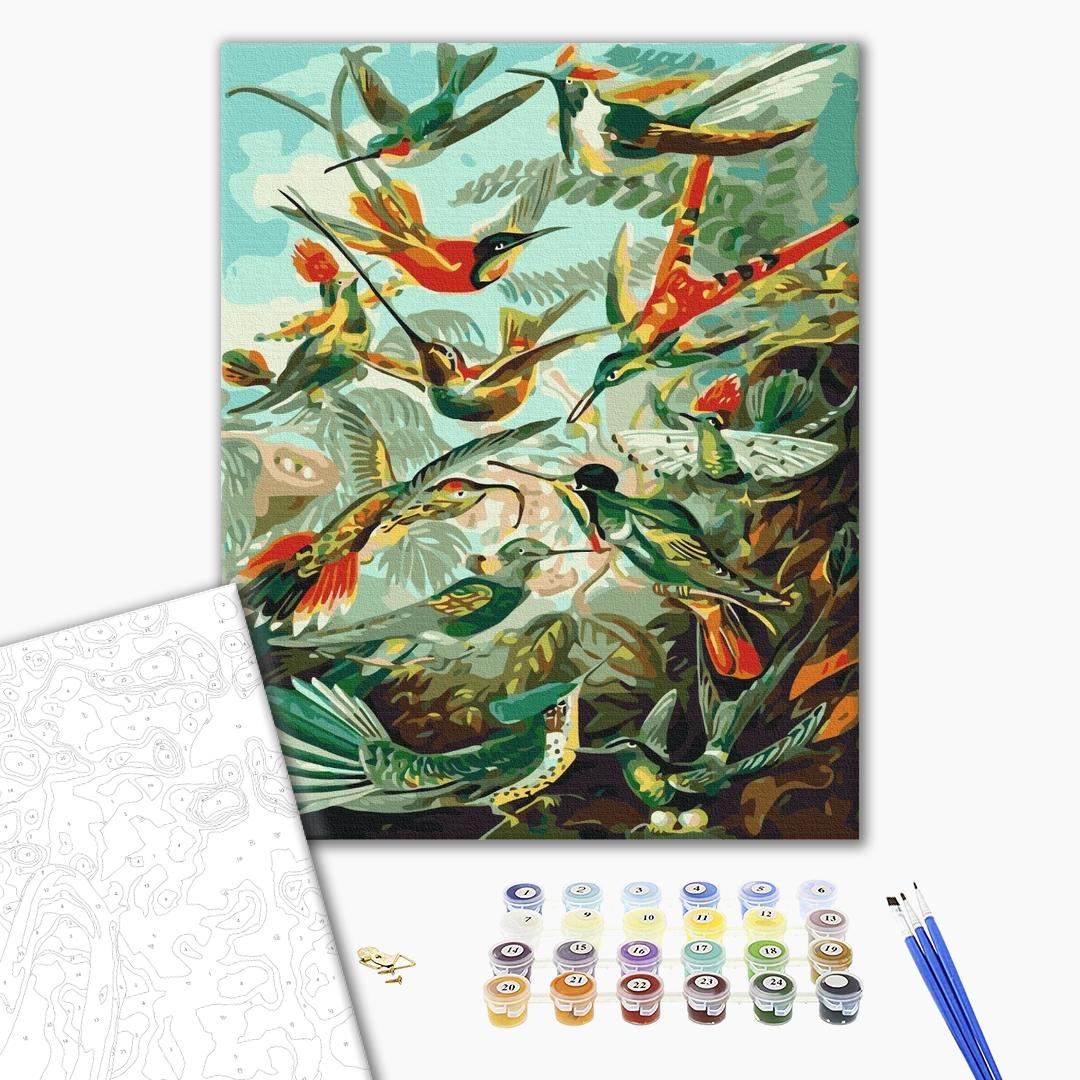 Painting by numbers Feathered kingdom (BS52199)